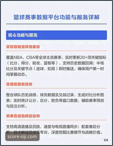 四季体育平台深度分析：如何精准获取实时比分与赛事解读